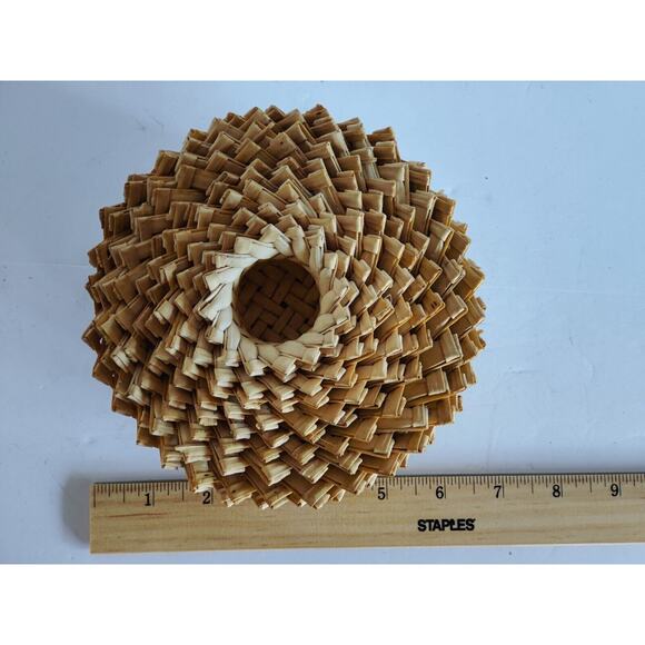 Nesting Tarahumara Indian Sotol Single Weave Square Baskets (10) Mexico - Picture 4 of 5